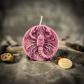 Beeswax Scorpio Scorpion Zodiac Spell Candle - Transformation, Power & Intuition | Beeswax Candle | Wiccan Center