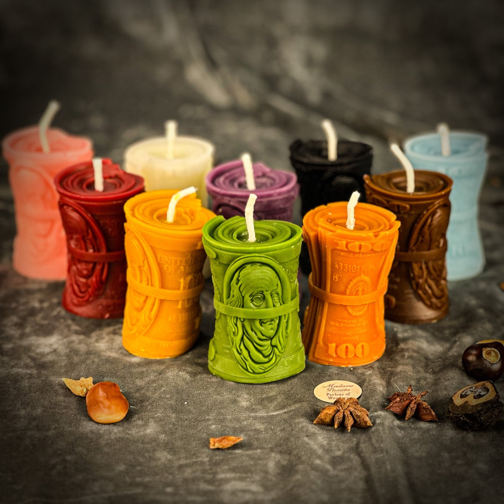Beeswax Pay Me Spell Candle - Debt Collection & Fair Compensation | Beeswax Candle | Wiccan Center
