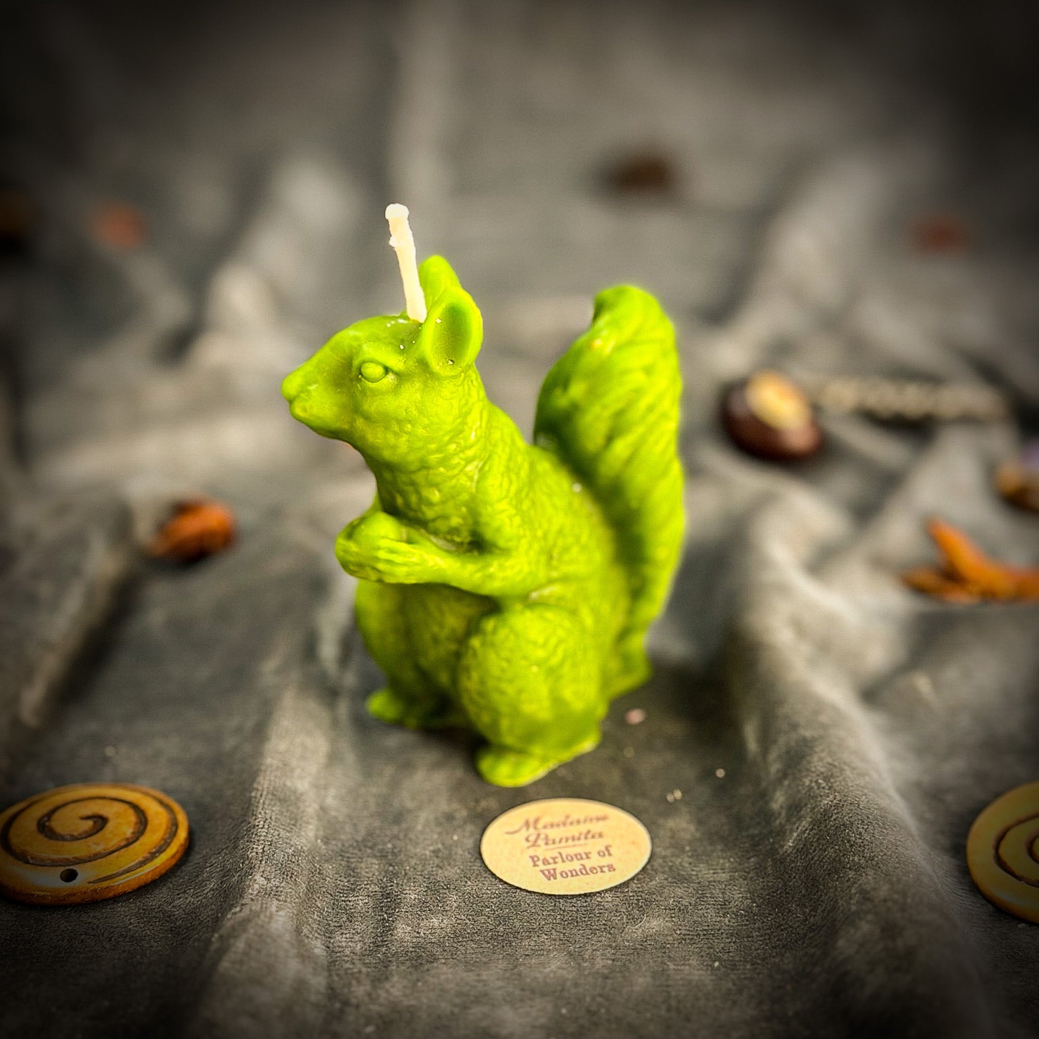 Squirrel of Abundance Candle Spell Kit - Prosperity & Wise Investments Magic | Candle Spell Kit | Wiccan Center