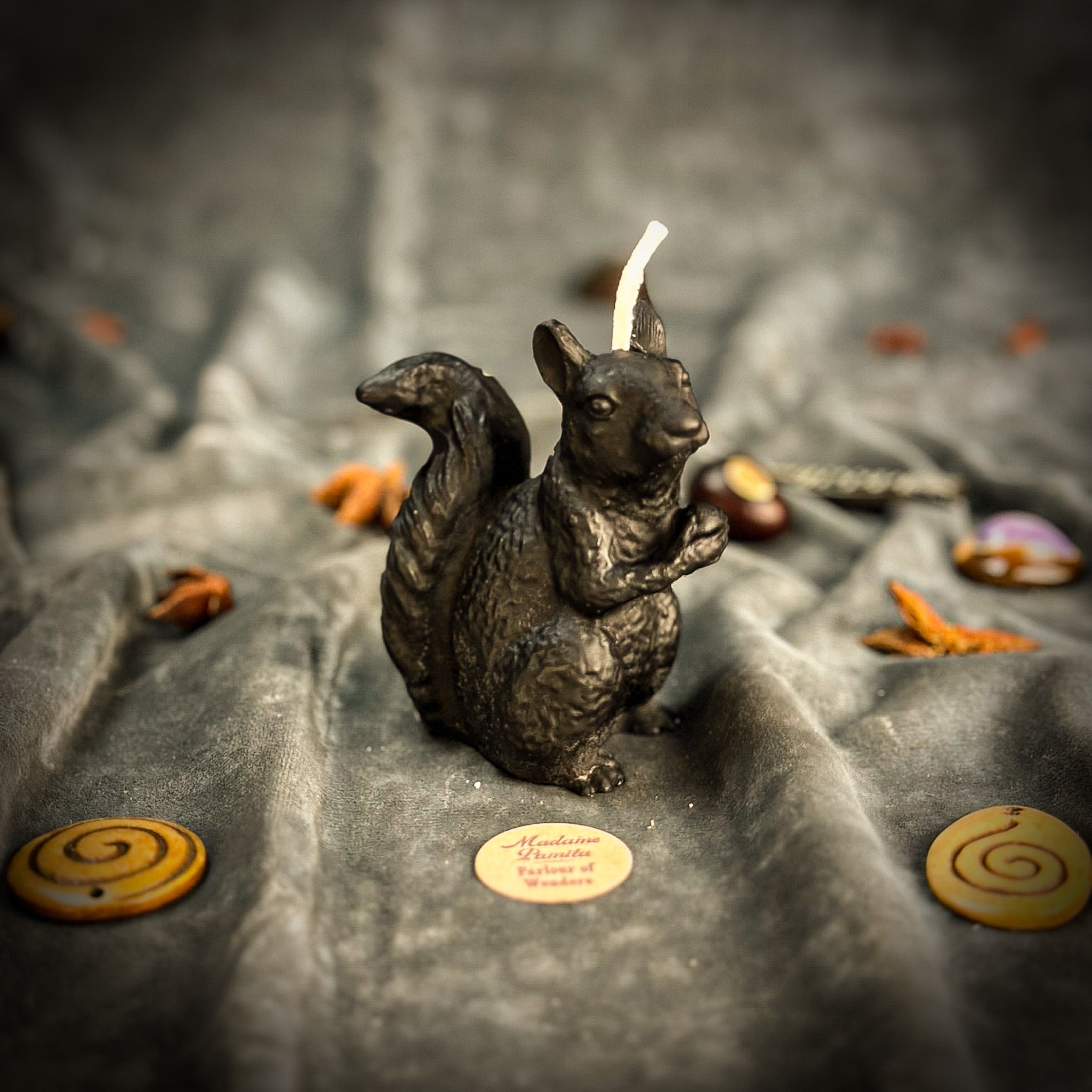 Squirrel of Abundance Candle Spell Kit - Prosperity & Wise Investments Magic | Candle Spell Kit | Wiccan Center