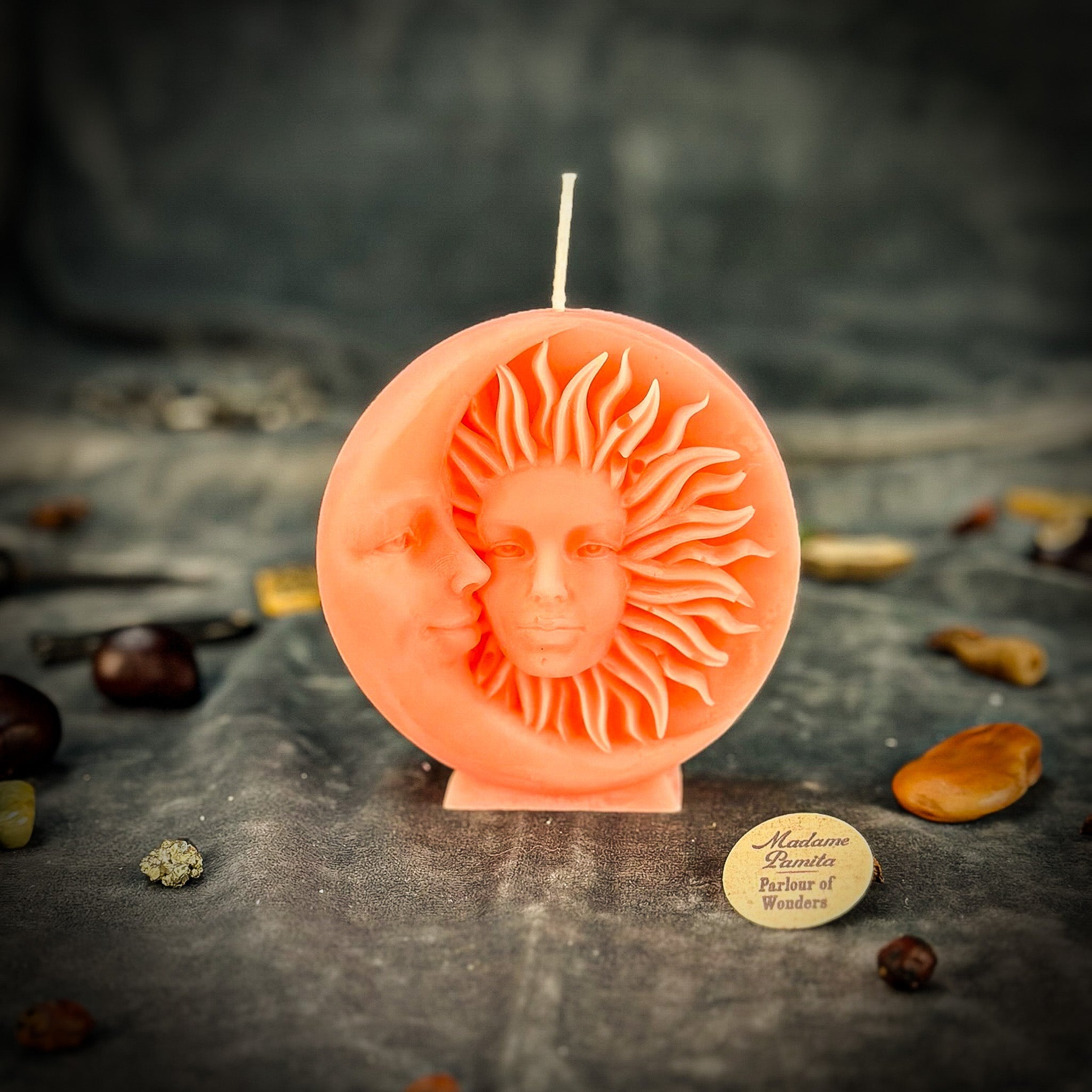 Beeswax Equinox and Solstice Spell Candle - Seasonal Magic & Balance | Beeswax Candle | Wiccan Center