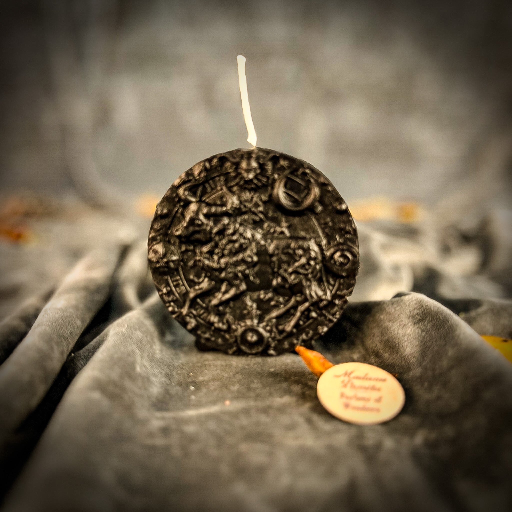 Beeswax Taurus Bull Zodiac Spell Candle - Abundance, Stability & Sensuality | Beeswax Candle | Wiccan Center