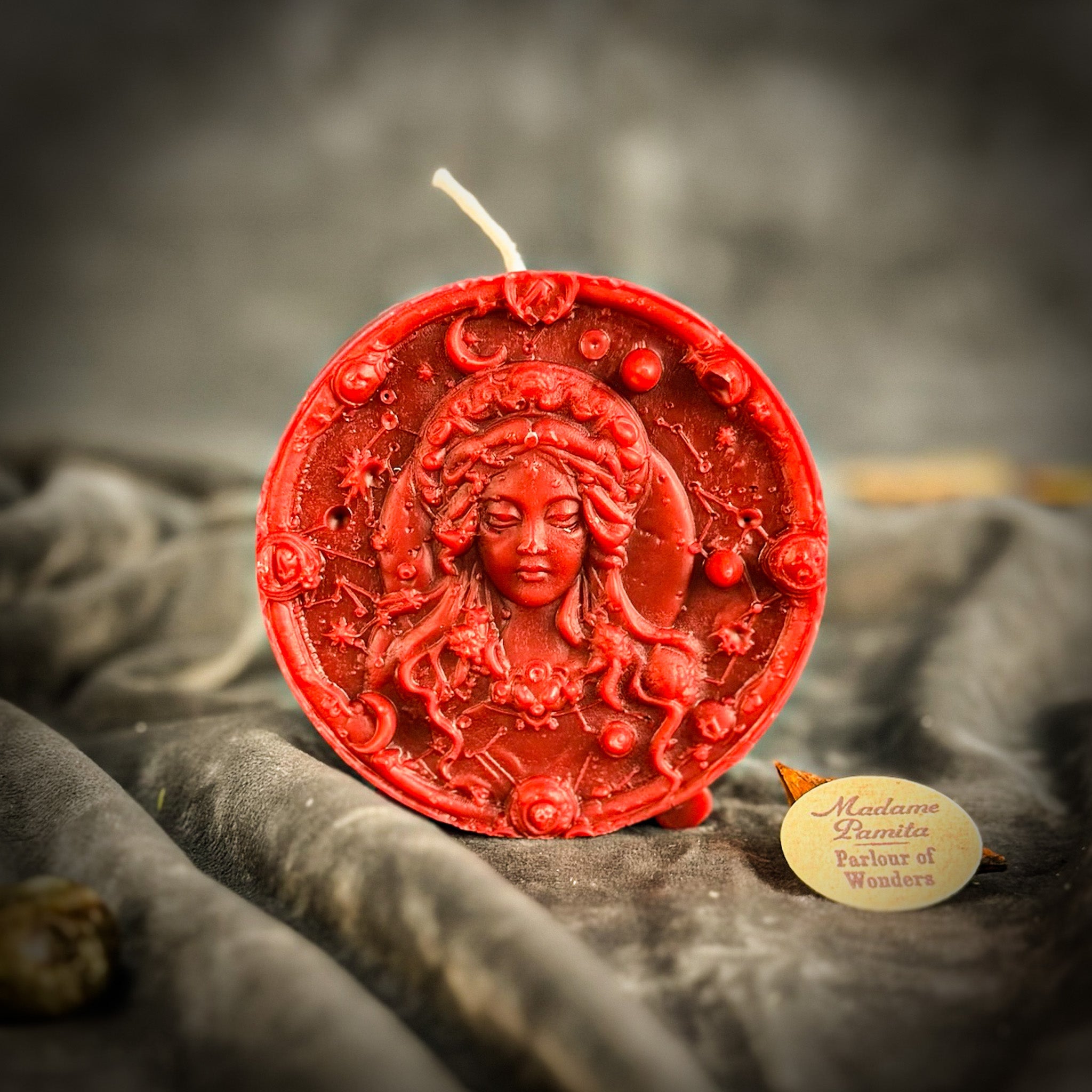 Beeswax Virgo Maiden Zodiac Spell Candle - Focus, Healing & Practicality | Beeswax Candle | Wiccan Center