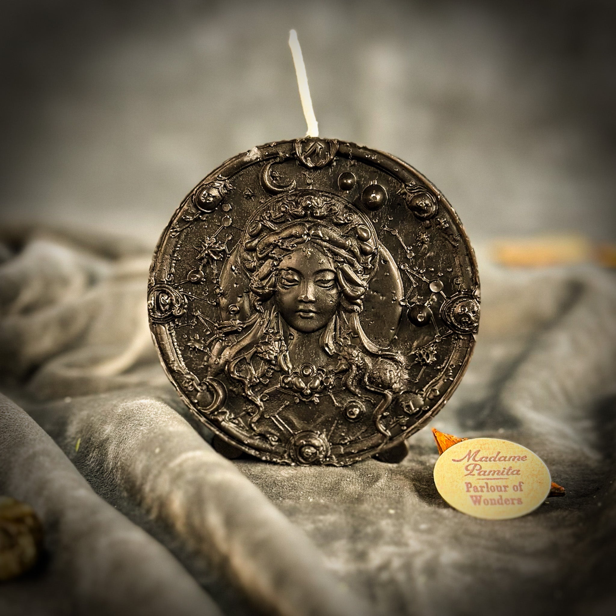 Beeswax Virgo Maiden Zodiac Spell Candle - Focus, Healing & Practicality | Beeswax Candle | Wiccan Center