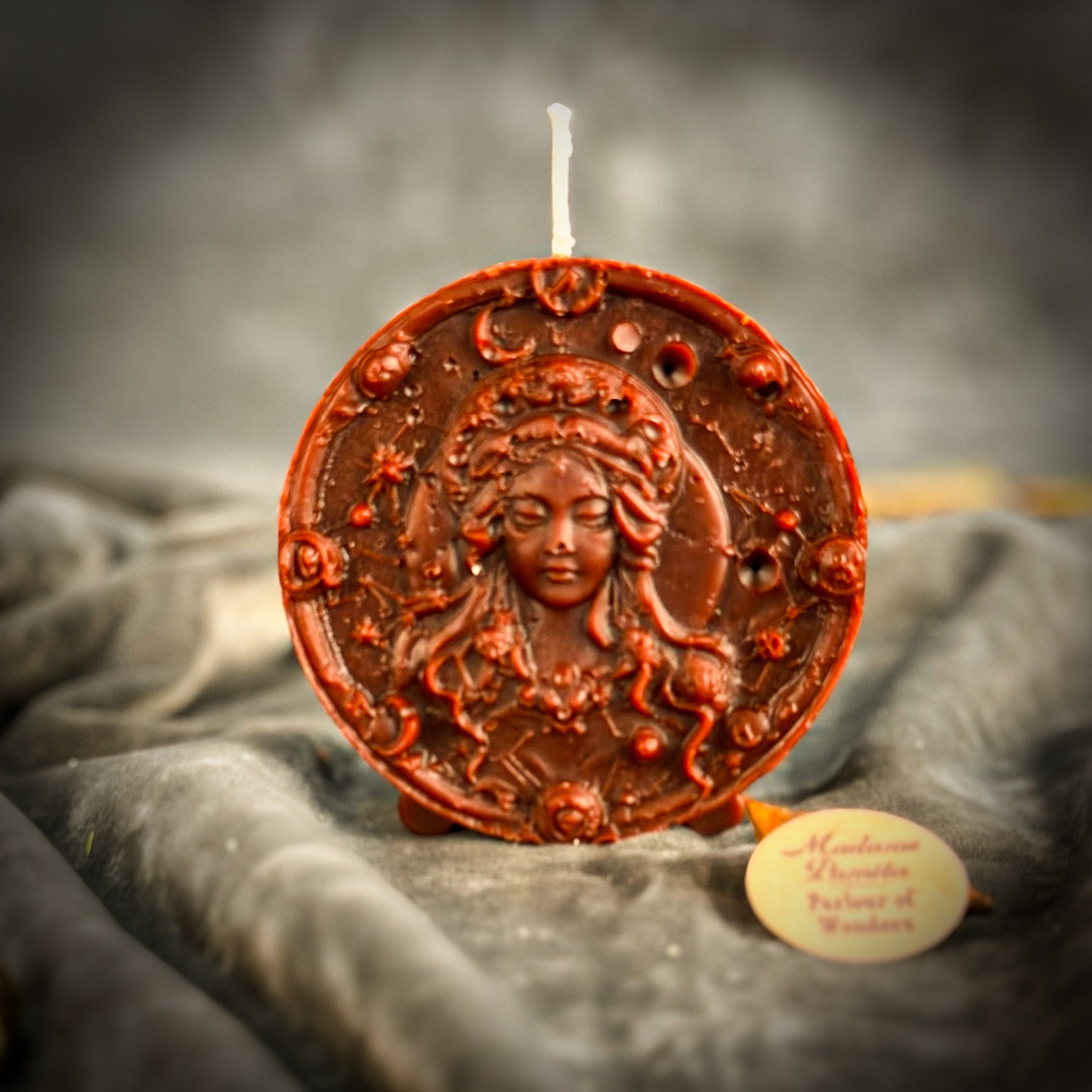 Beeswax Virgo Maiden Zodiac Spell Candle - Focus, Healing & Practicality | Beeswax Candle | Wiccan Center