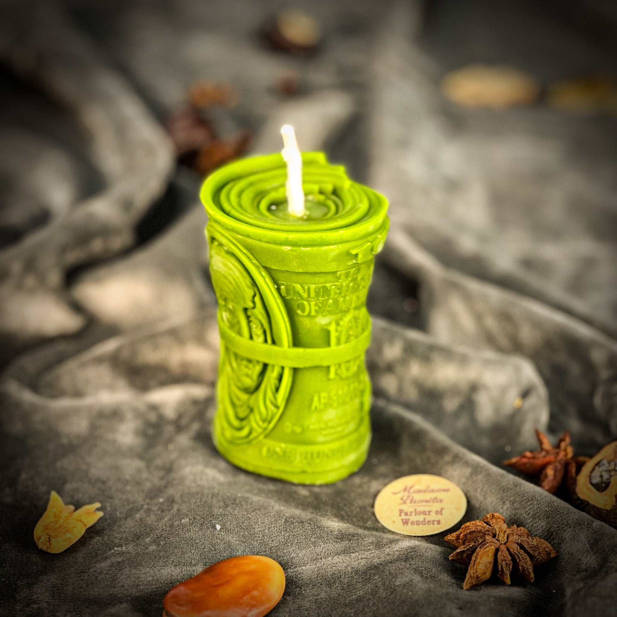 Beeswax Pay Me Spell Candle - Debt Collection & Fair Compensation | Beeswax Candle | Wiccan Center