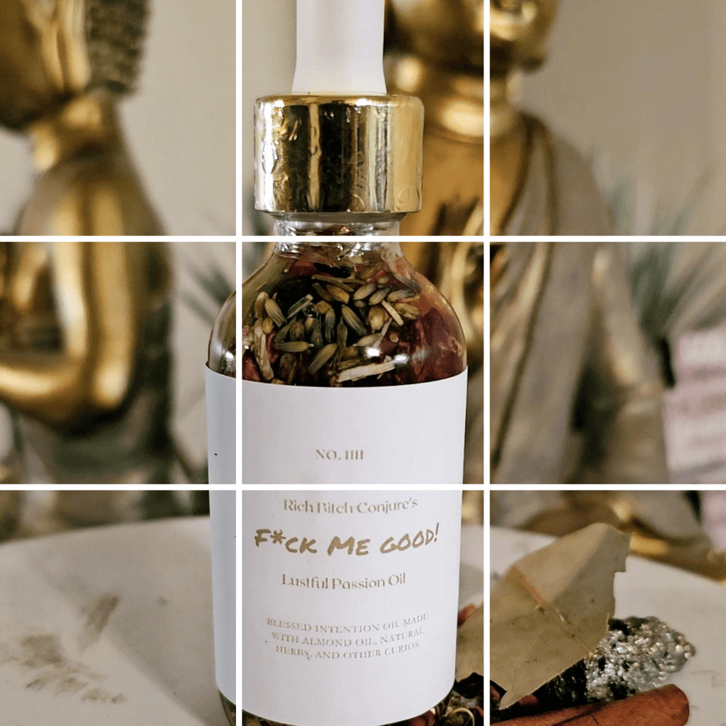 FMG Hoodoo Conjure Oil | Lust and Passion Oil | Intimate Attraction Ritual Oil | Magnetism and Desire Rootwork Oil | Spiritual Supply
