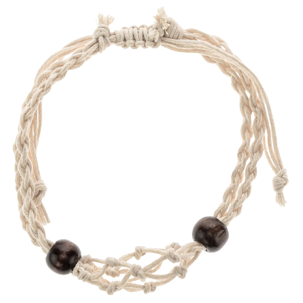 Adjustable Macrame Crystal Holder Bracelet | Bracelet | Wiccan Center