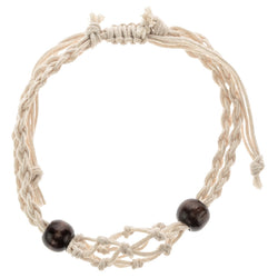 Adjustable Macrame Crystal Holder Bracelet | Bracelet | Wiccan Center