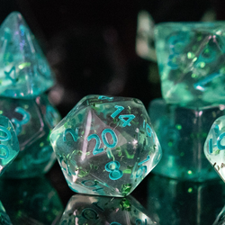 Bermuda Acrylic Dice Set | Acrylic Dice | Wiccan Center