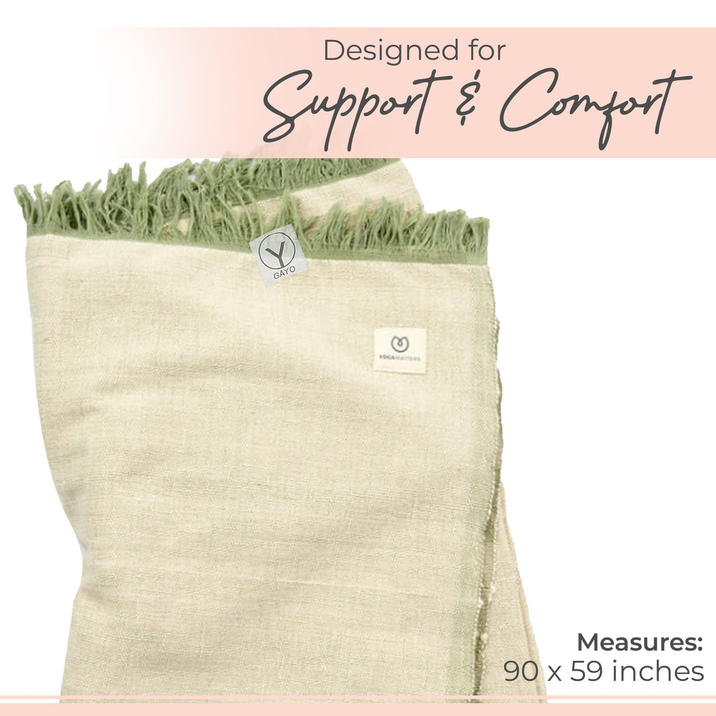 Organic Cotton Yoga Blanket | Yoga Organic Cotton Blanket | Wiccan Center