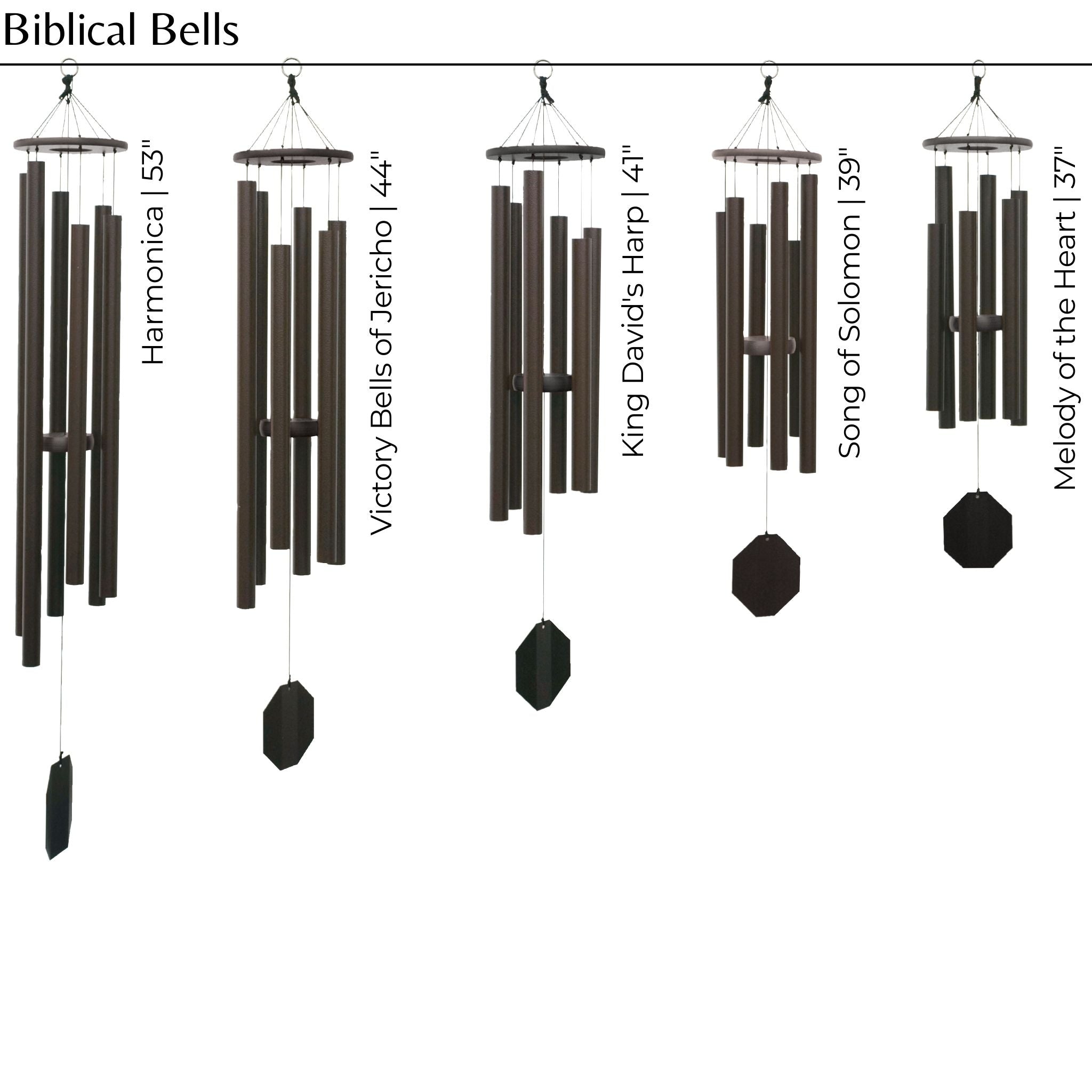 Biblical Bells Series Wind Chimes | Wind Chime | Wiccan Center
