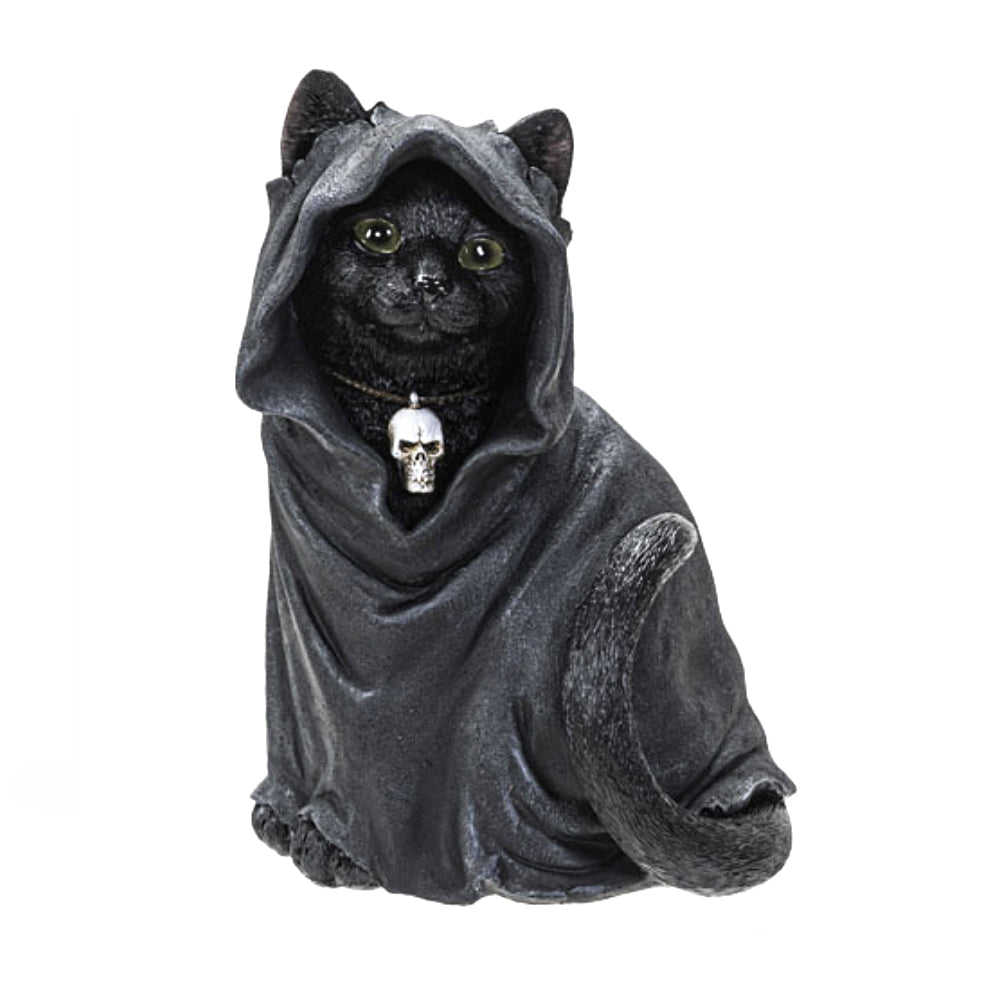 Black Cloak Cat Figurine | Figurine | Wiccan Center