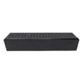 Black Finish Wood Incense Box Burner - Large