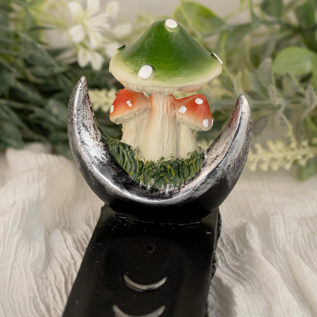 Black Mushroom Incense Burner | | Wiccan Center