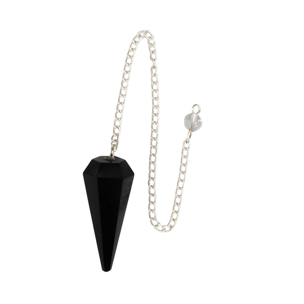 Black Obsidian Faceted Pendulum | Religious Altars | Wiccan Center
