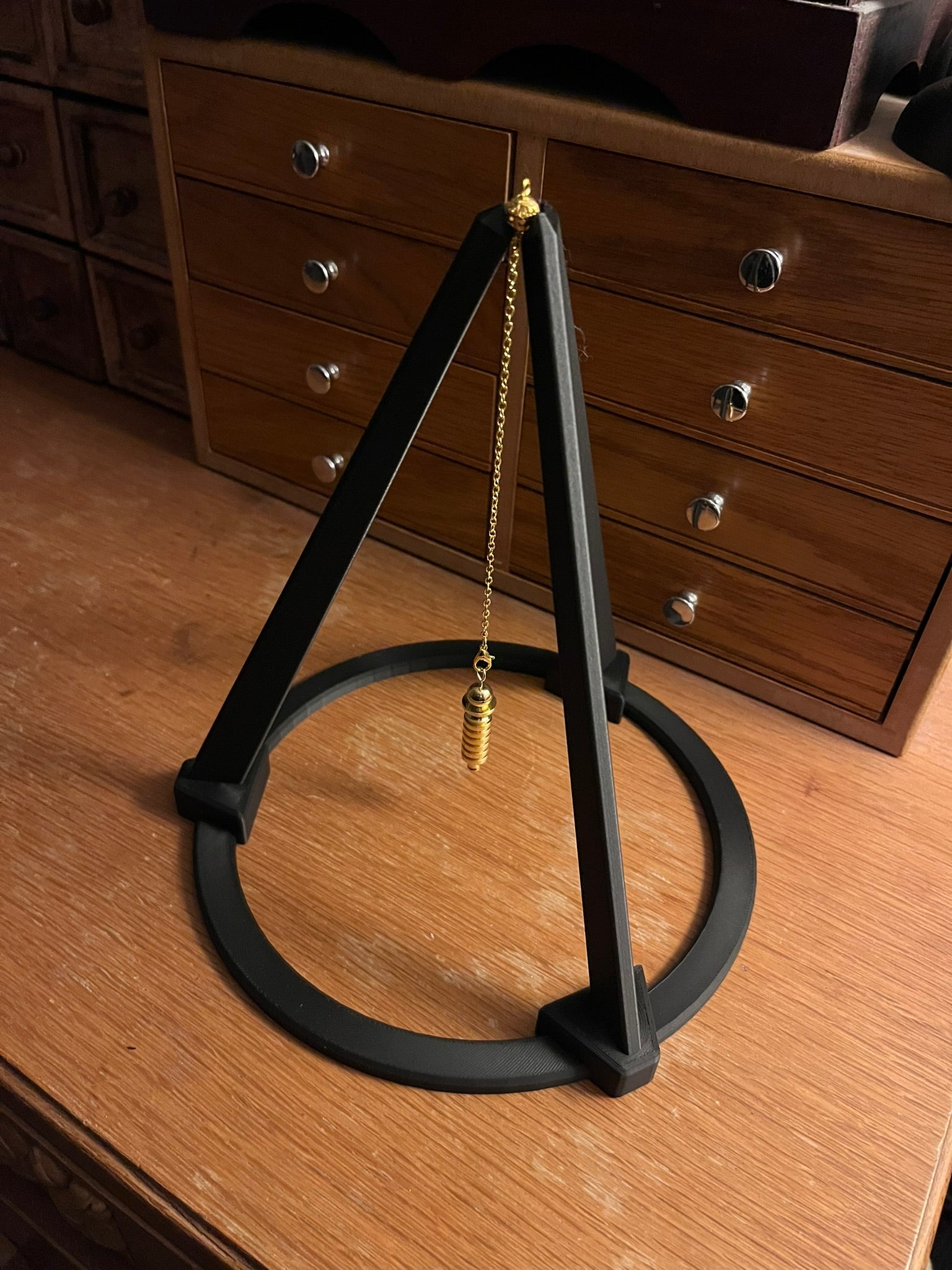 Large Pendulum Tripod (3D printed PLA plastic) | Pendulum Stand | Wiccan Center