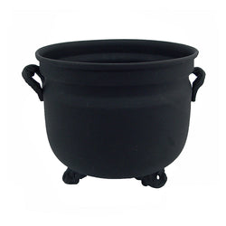 Black Plain Metal Cauldron w/Sandbag - 4.5" | Cauldrons | Wiccan Center