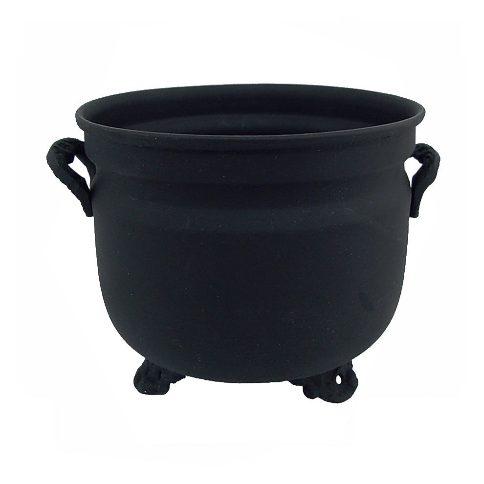 Black Plain Metal Cauldron w/Sandbag - 4.5" | Cauldrons | Wiccan Center