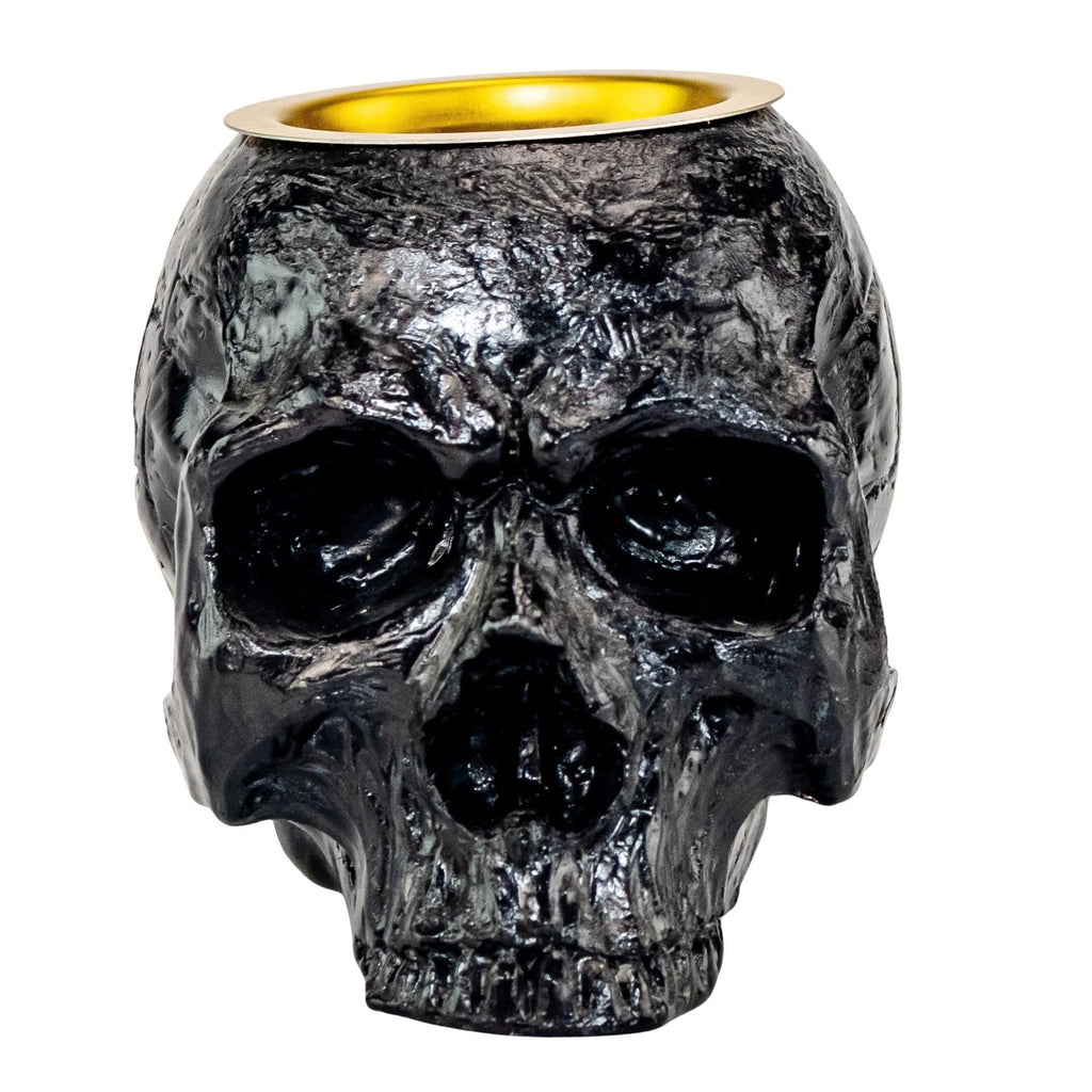 Black Skull Candle Holder | | Wiccan Center