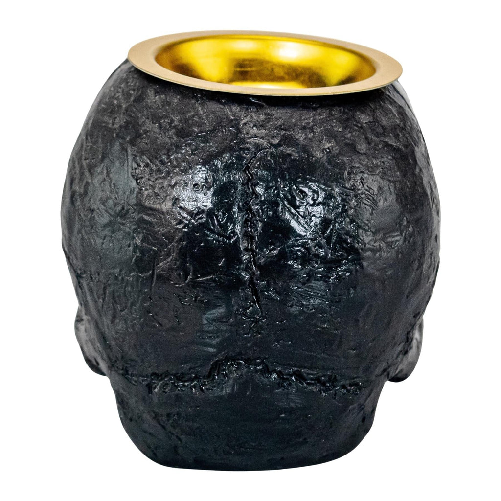 Black Skull Candle Holder | | Wiccan Center