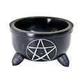 Pentacle Carved Charcoal Burner | Incense Burner | Wiccan Center