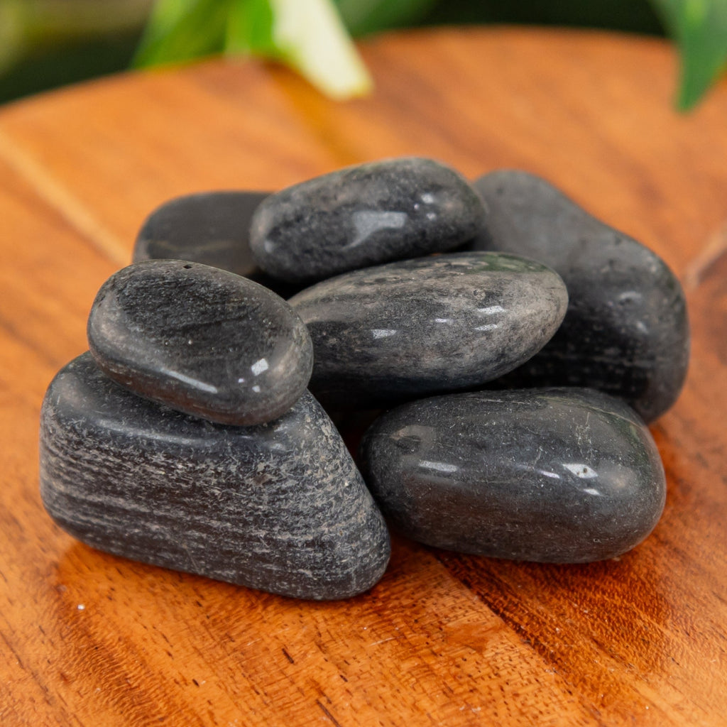 Black Tourmaline Tumbled 1lb | Rocks & Fossils | Wiccan Center