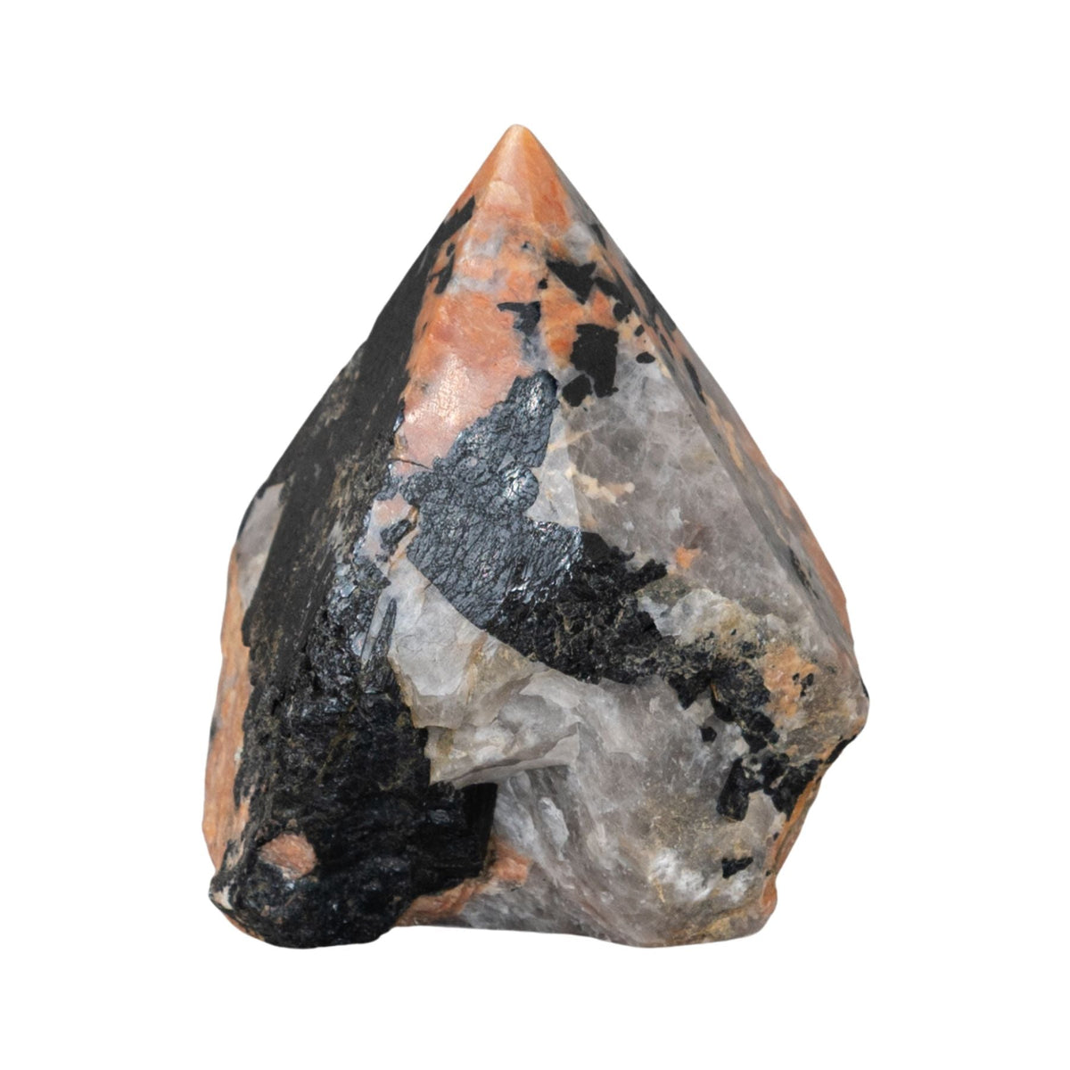 Black Tourmaline with Feldspar | Crystals | Wiccan Center