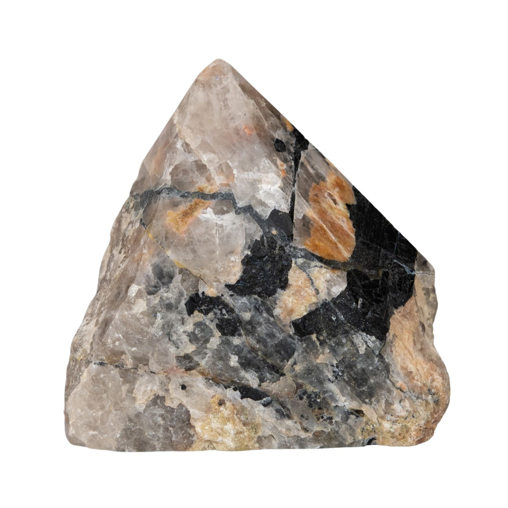 Black Tourmaline with Feldspar | Crystals | Wiccan Center