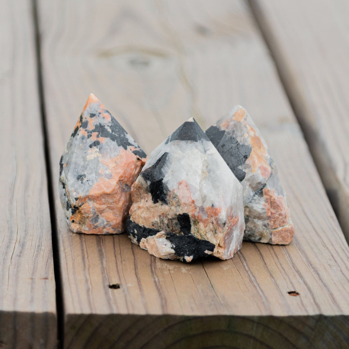 Black Tourmaline with Feldspar | Crystals | Wiccan Center