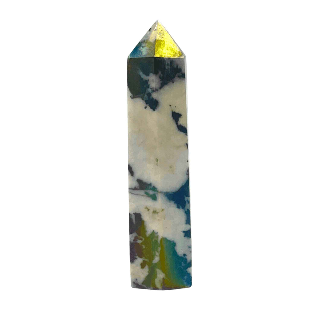 Black Zebra Jasper Aura Tower | Religious Items | Wiccan Center