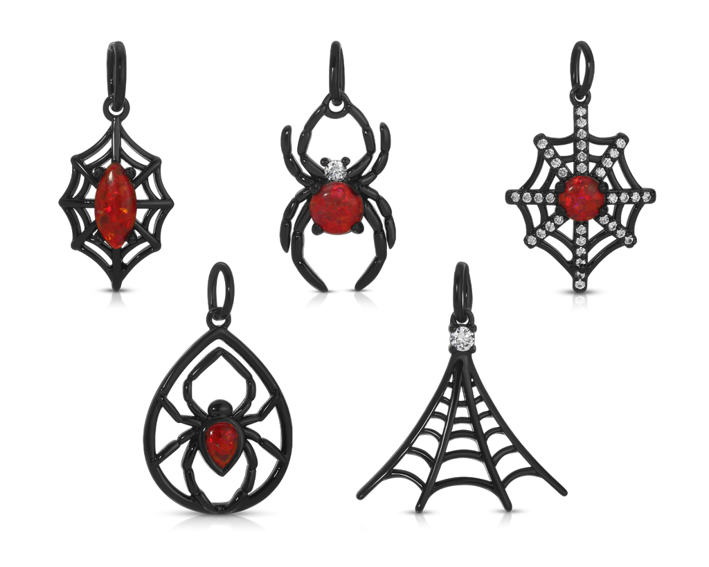 Black Widow - Jewel Candle Ceramic | Jewel Candle | Wiccan Center