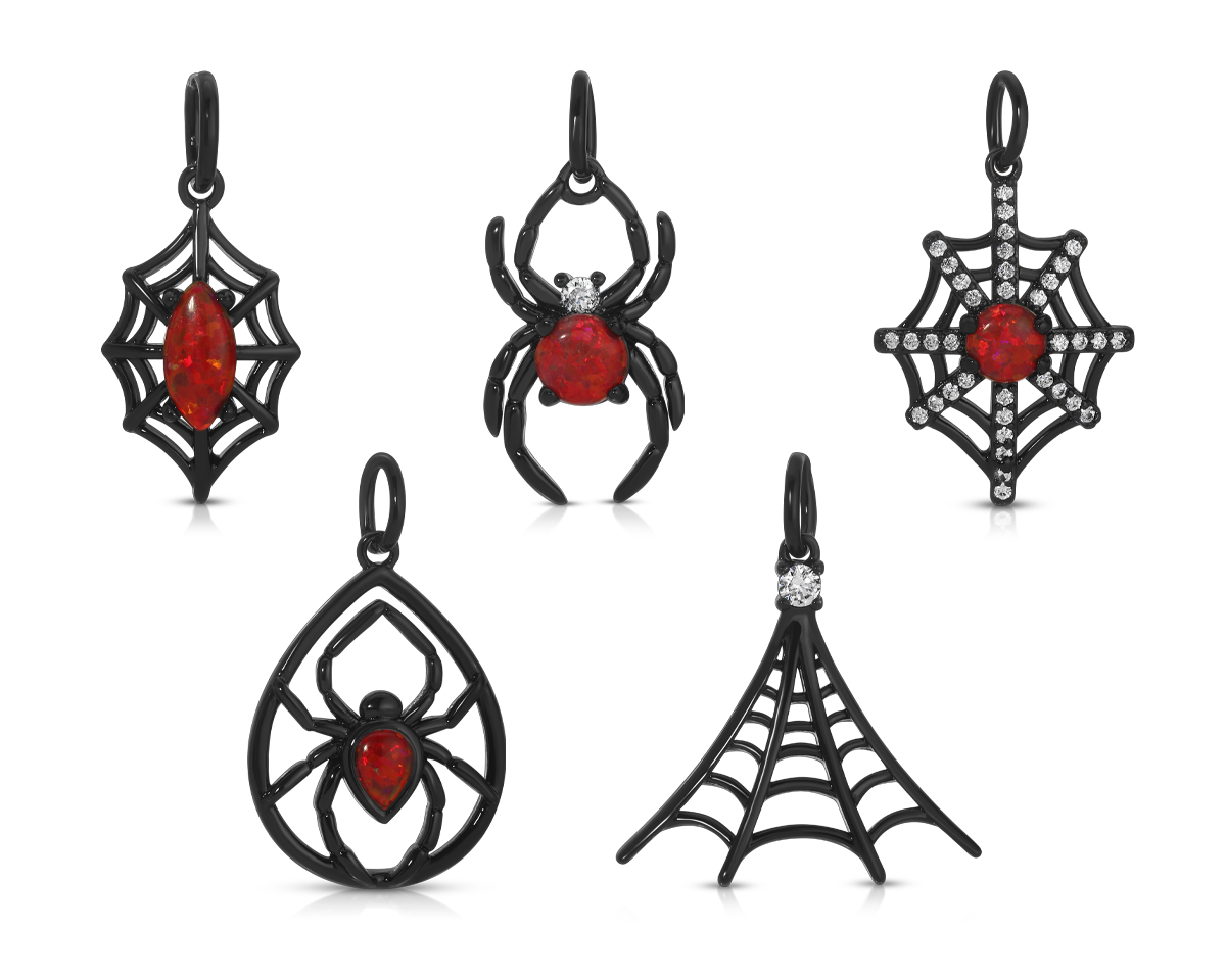 Black Widow - Jewel Candle Ceramic | Jewel Candle | Wiccan Center
