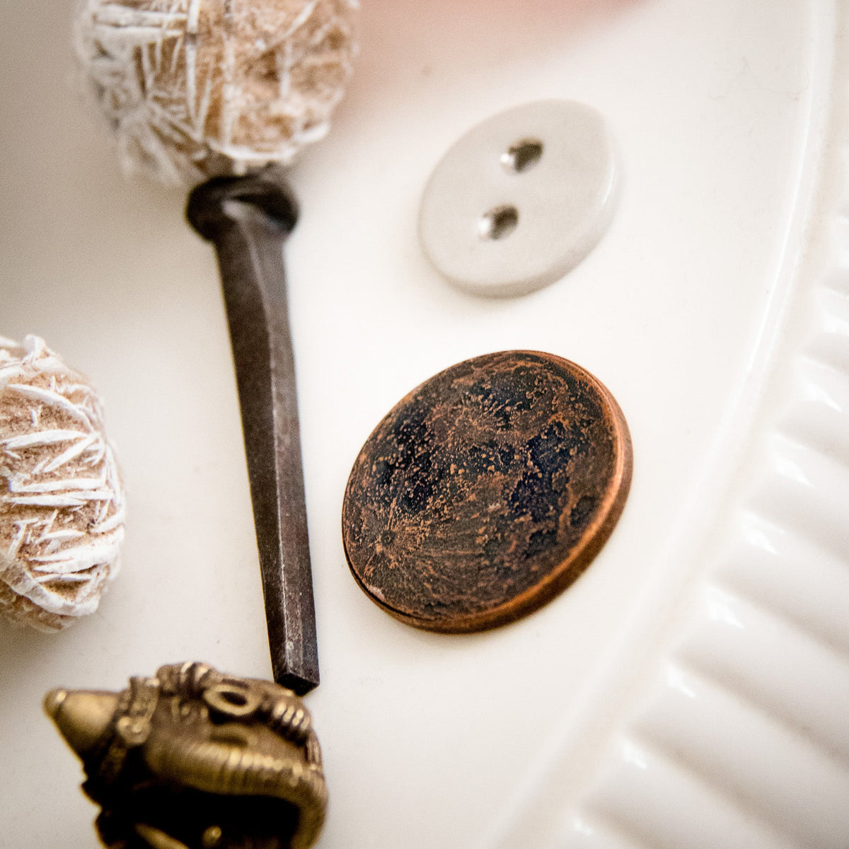 Blood Moon Copper Coin - 1 in / 26 mm
