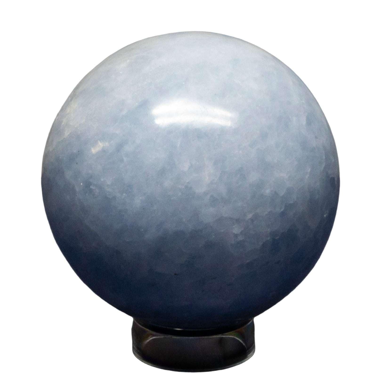 Blue Calcite Spheres 72-93mm