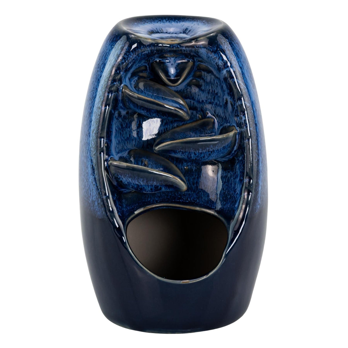 Blue Backflow Ceramic Burner | Incense Holders | Wiccan Center