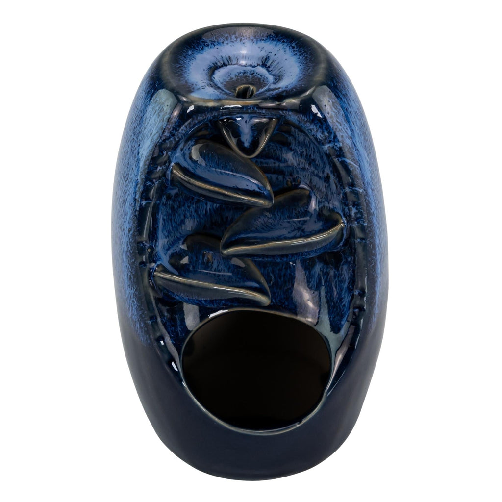 Blue Backflow Ceramic Burner | Incense Holders | Wiccan Center
