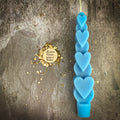 Beeswax Love Spell Heart Taper Candle - Romance & Attraction Magic | Beeswax Candle | Wiccan Center