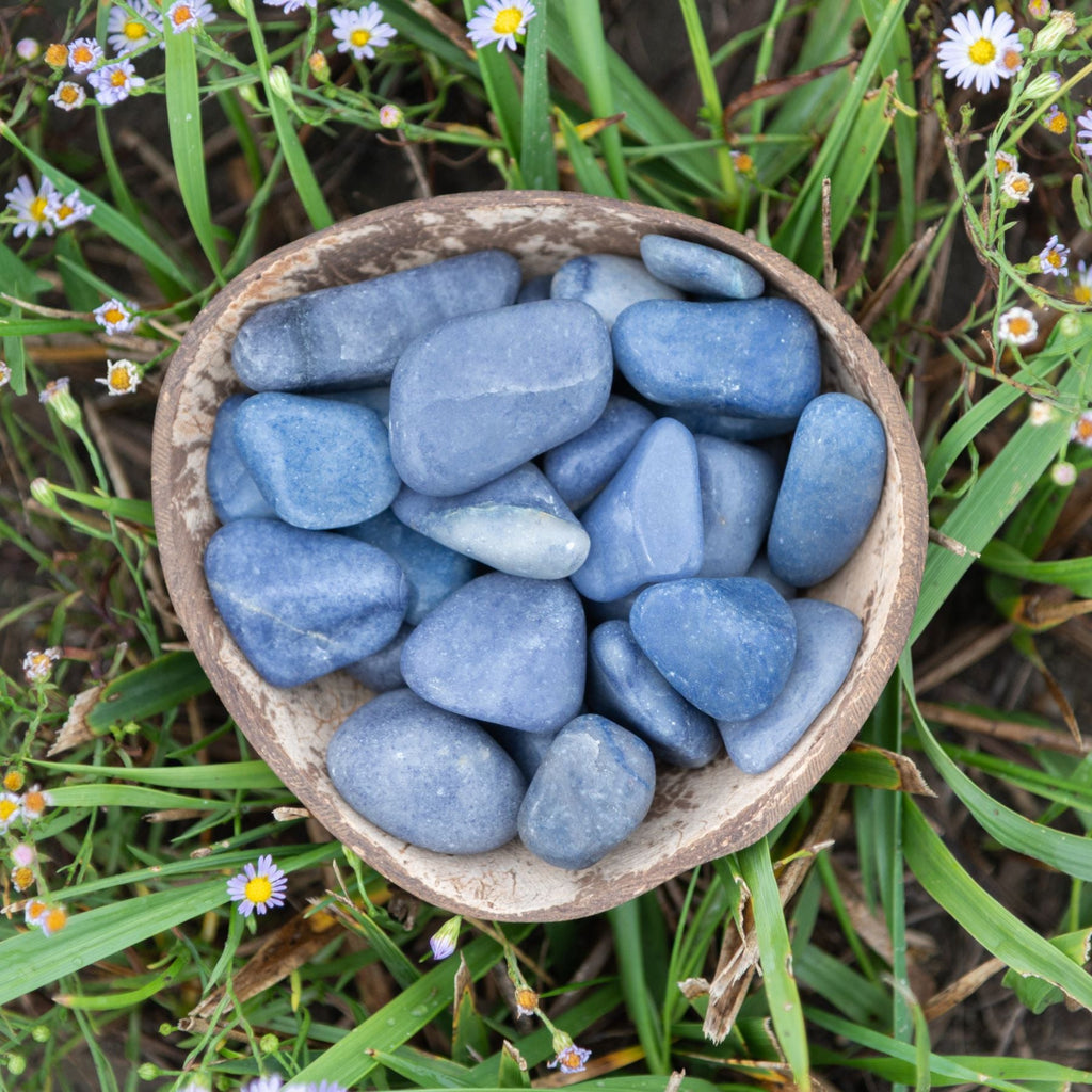 Blue Quartz Tumbled | Crystals | Wiccan Center