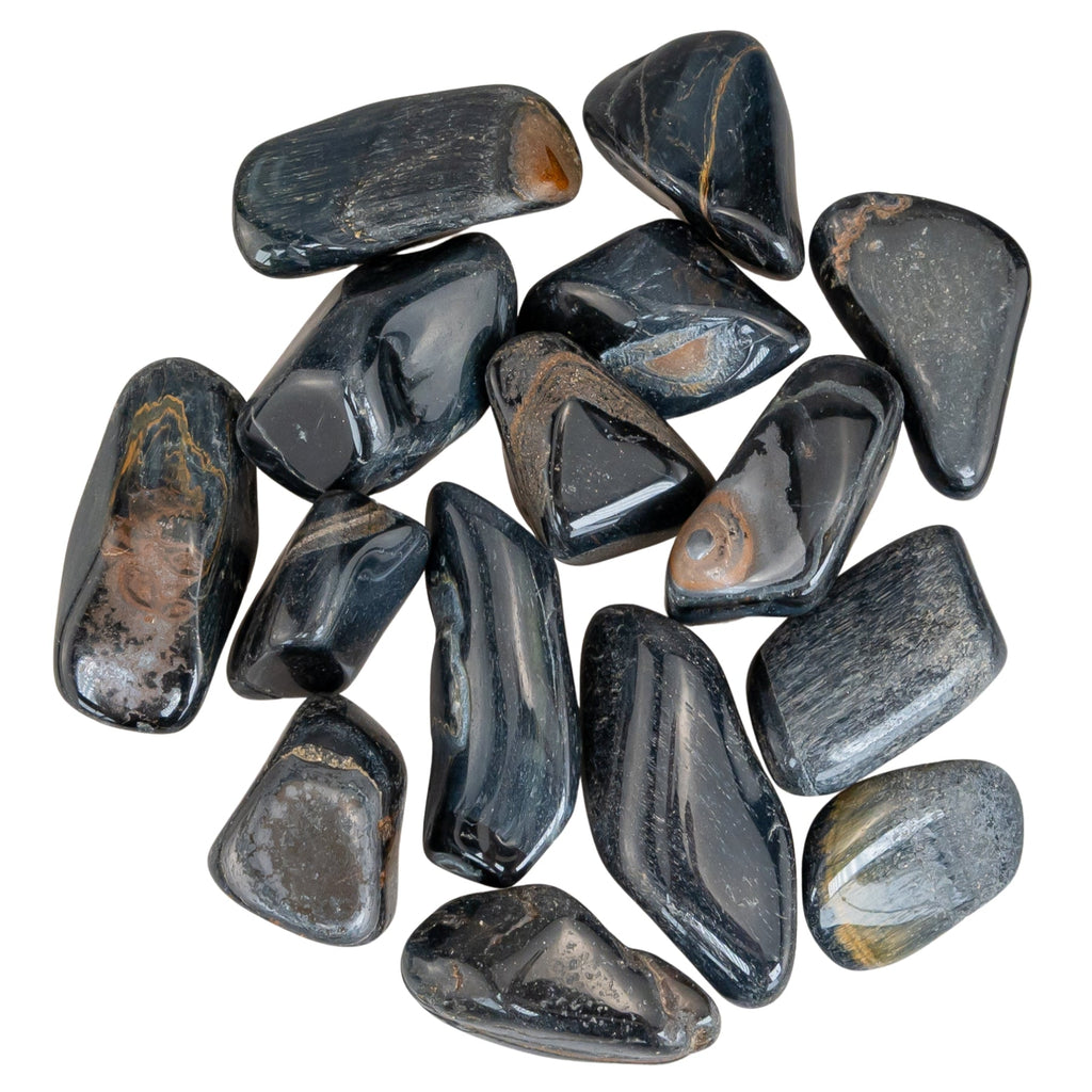 Blue Tiger's Eye Tumbled 1lb | Rocks & Fossils | Wiccan Center