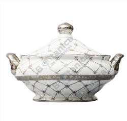 SOPERA BLANCA Y PLATEADA (OBATALA) | soup tureens , potiches etc | Wiccan Center