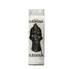 VELA BLANCA ELEGGUA(8") | INCENSE AND CANDLES | Wiccan Center