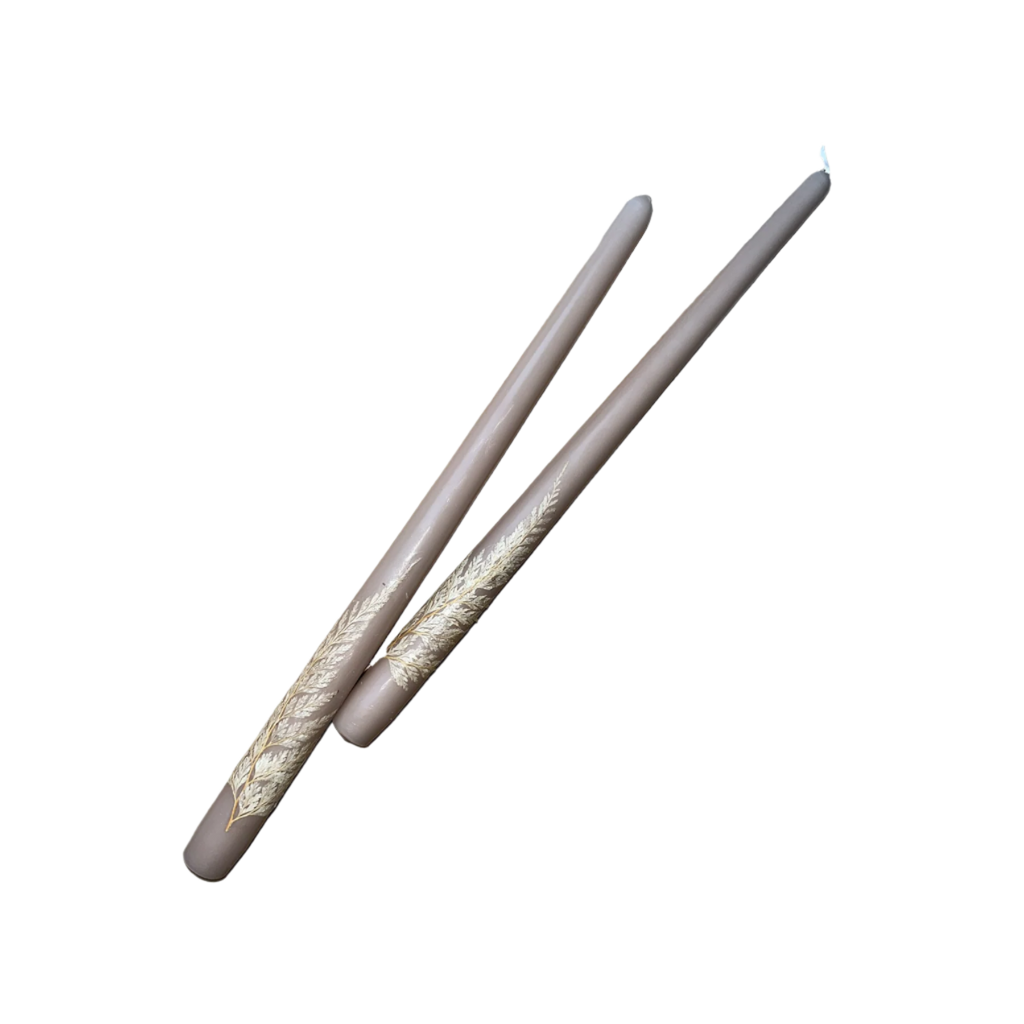 Botanical Taper Candles