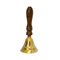 Brass Bell with Wooden Handle 5 1/2" | Altar Bell | Wiccan Center