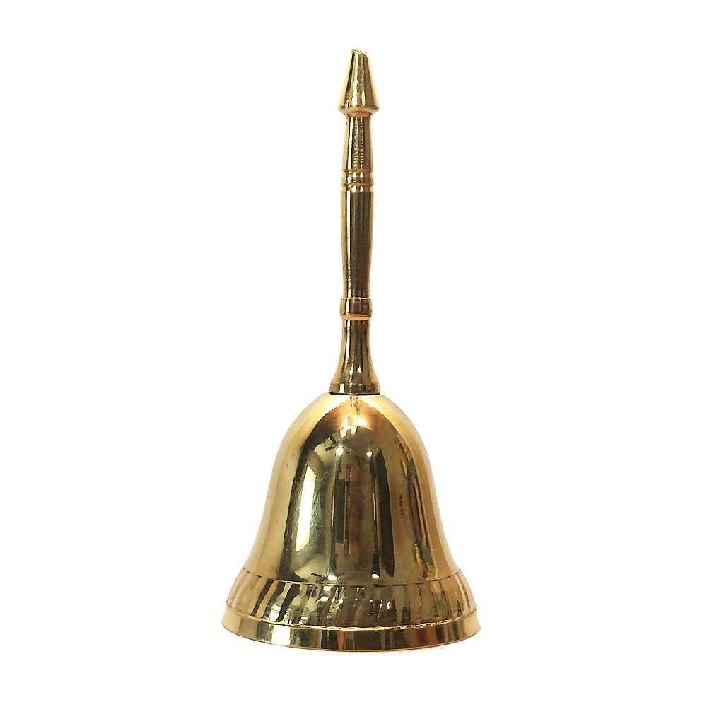 Brass Altar Hand Bell 4.5" | Altar Bell | Wiccan Center