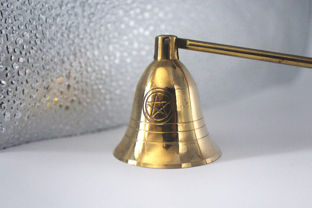 Brass Candle Snuffer – Ritual Flame Tool for Intentional Candle Work | | Wiccan Center