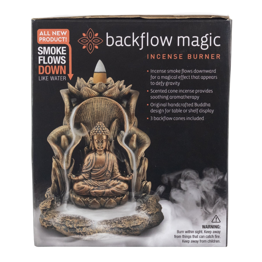 Bronze Buddha Backflow Incense Burner | Incense | Wiccan Center