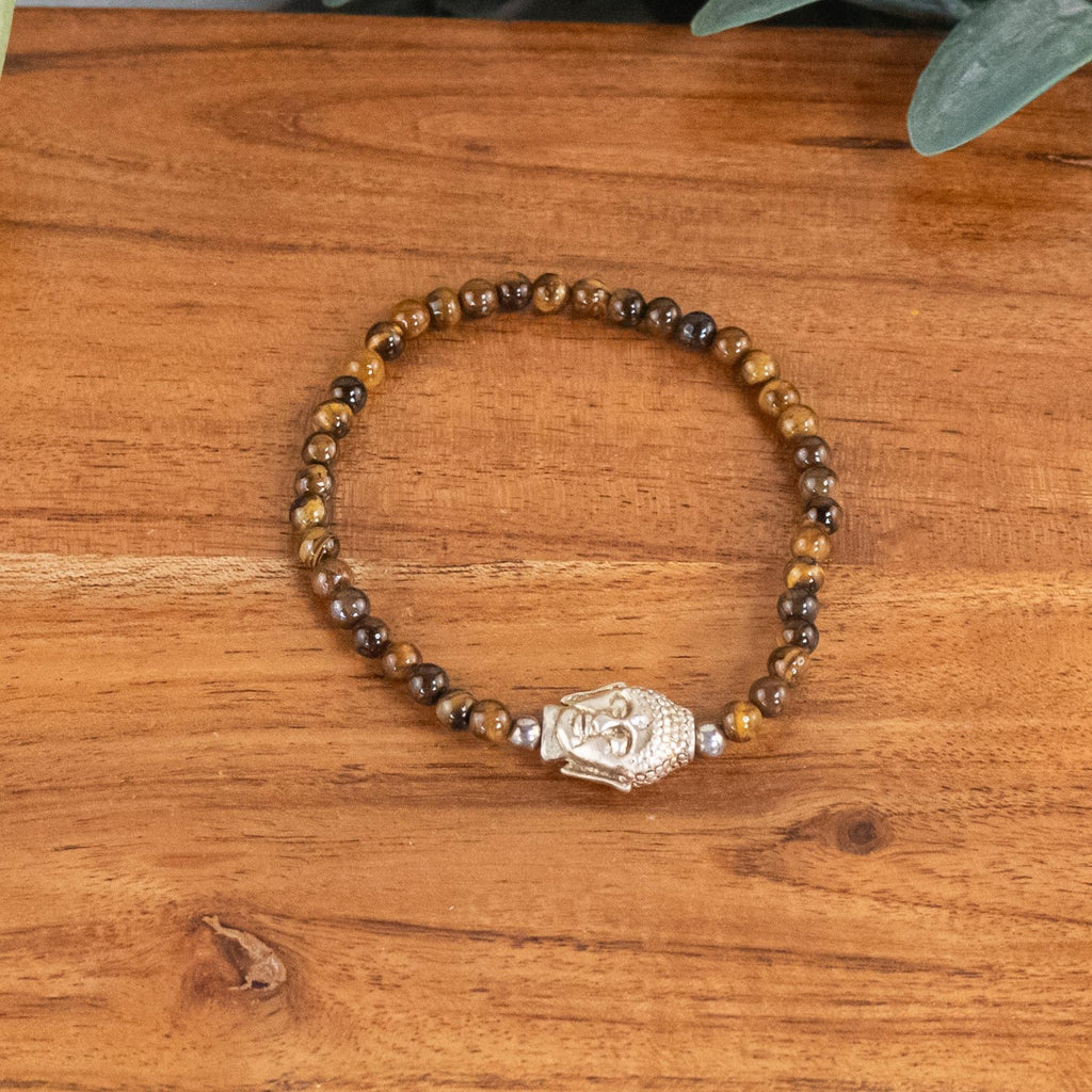 4mm Buddha Crystal Bracelet | | Wiccan Center