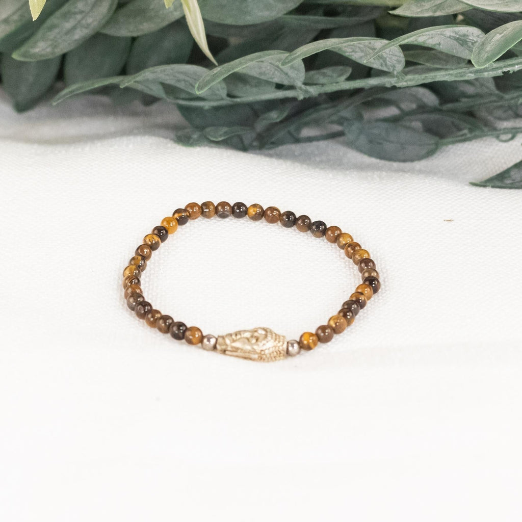 4mm Buddha Crystal Bracelet | | Wiccan Center