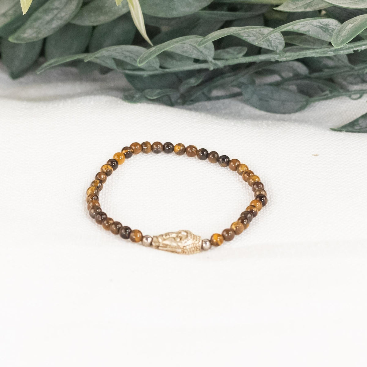 4mm Buddha Crystal Bracelet